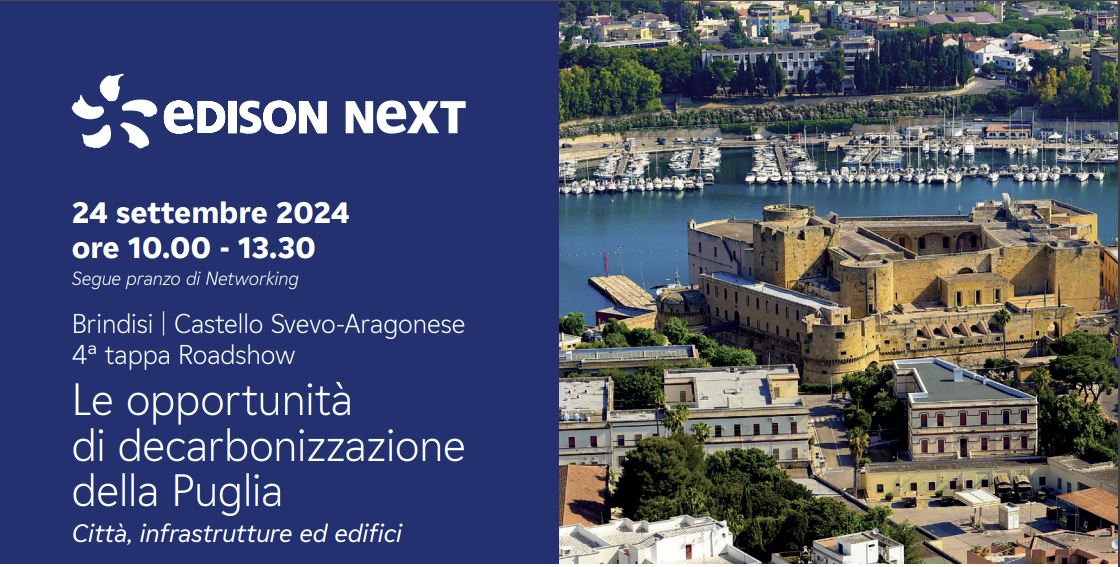Castello di Brindisi, ‘Le opportunità di decarbonizzazione della Puglia’ Castello di Brindisi, ‘Le opportunità di decarbonizzazione della Puglia’