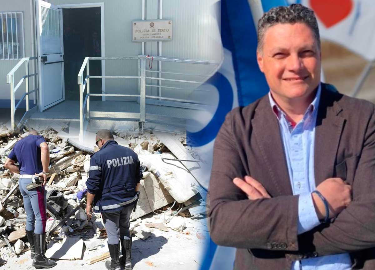 Amatrice: altro che ricostruzione, la Polstrada lavora ancora nei container. Denuncia del sindacato Sap Amatrice: altro che ricostruzione, la Polstrada lavora ancora nei container. Denuncia del sindacato Sap