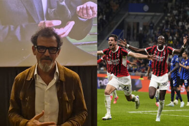 Milanese Imbruttito al cinema (“Ricomincio da Taaac”), il Milan di Gabbia che risorge contro l’Inter e…. Germano Lanzoni a tutto campo