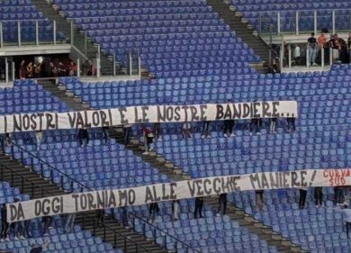 Roma tappezzata di manifesti, “De Rossi nostro vanto, yankee go home!”. Bufera ultras sui Friedkin