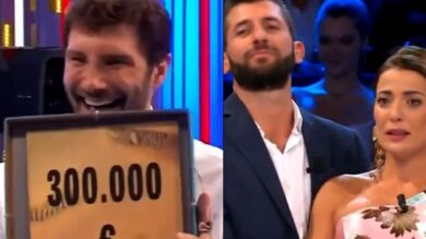 Coppia vince 300mila euro ad “Affari Tuoi”, l’entusiasmo è incontenibile. E la faccia di De Martino… VIDEO