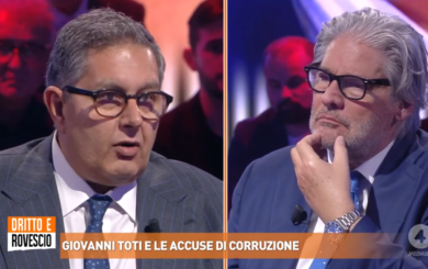 Ascolti tv, Del Debbio non sfonda nonostante l’intervista a Toti. Formigli cala al 5,3% con Renzi