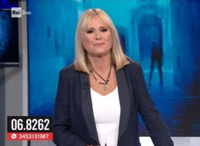 Ascolti tv, Sciarelli sfonda il tetto dell’11% di share con il caso Matacena. Giordano si avvicina al 7%