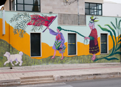 Comune di Noci: inaugurato il murales ‘Radici Erranti’