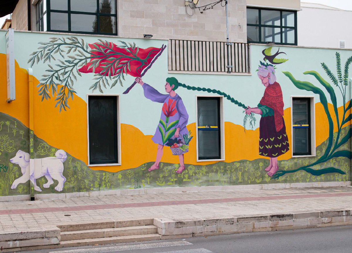 Comune di Noci: inaugurato il murales ‘Radici Erranti’ Comune di Noci: inaugurato il murales ‘Radici Erranti’