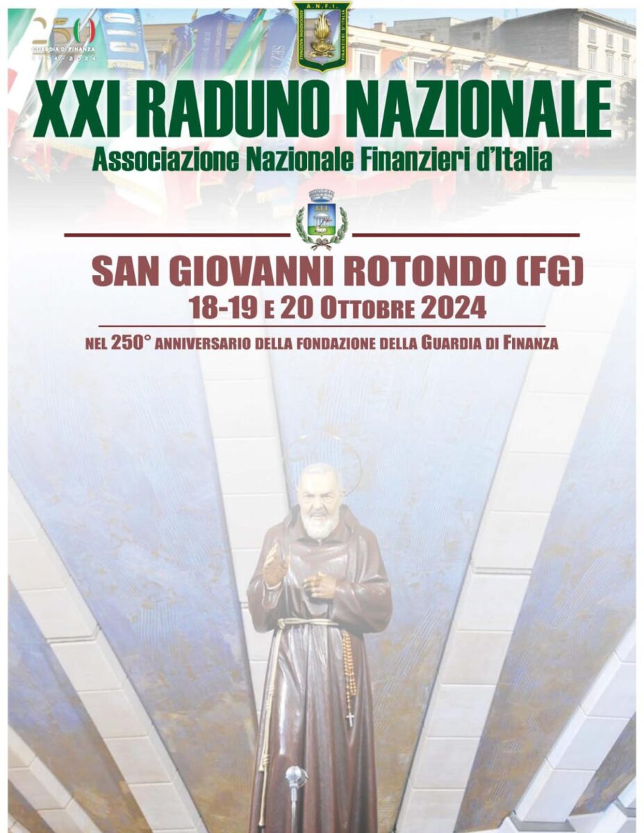 Le Fiamme Gialle a S.Giovanni Rotondo per il XXI Raduno Nazionale A.N.F.I.