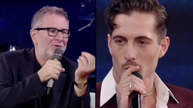 Damiano David a Che Tempo Che Fa: l’esilarante imitazione di Alessandro Borghese da Fabio Fazio