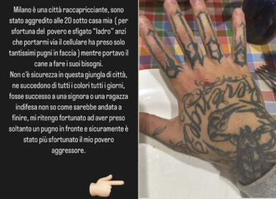 Il ginnasta Bartolini aggredito a Milano: “Il ladro si è beccato tanti pugni in faccia. Città raccapricciante”. VIDEO