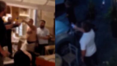 Far west in strada, multati per l’auto parcheggiata in divieto di sosta: aggrediscono i vigili e i passanti che riprendono la scena