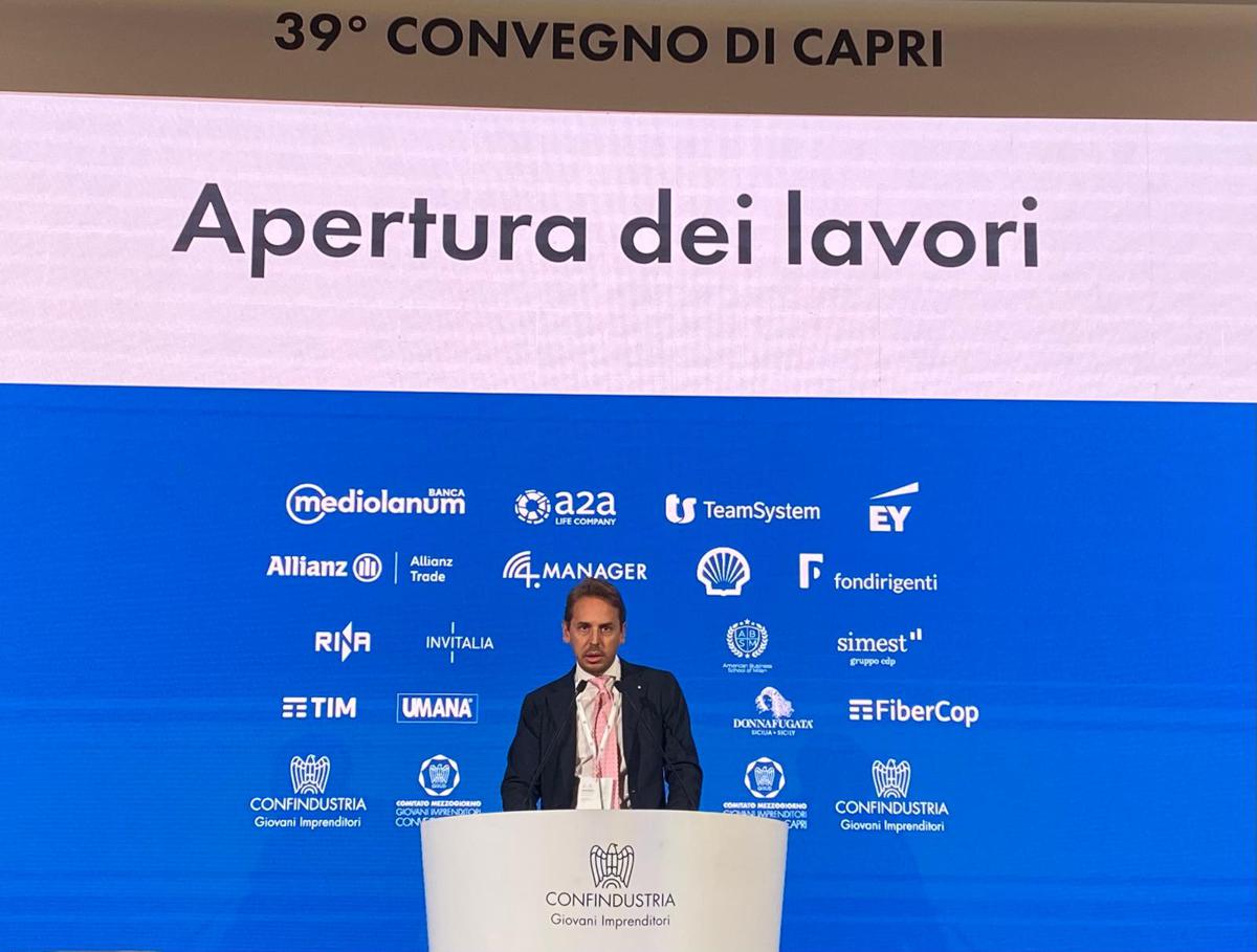 Confindustria Puglia – Giovani Rocco Salatto al Convegno di Capri