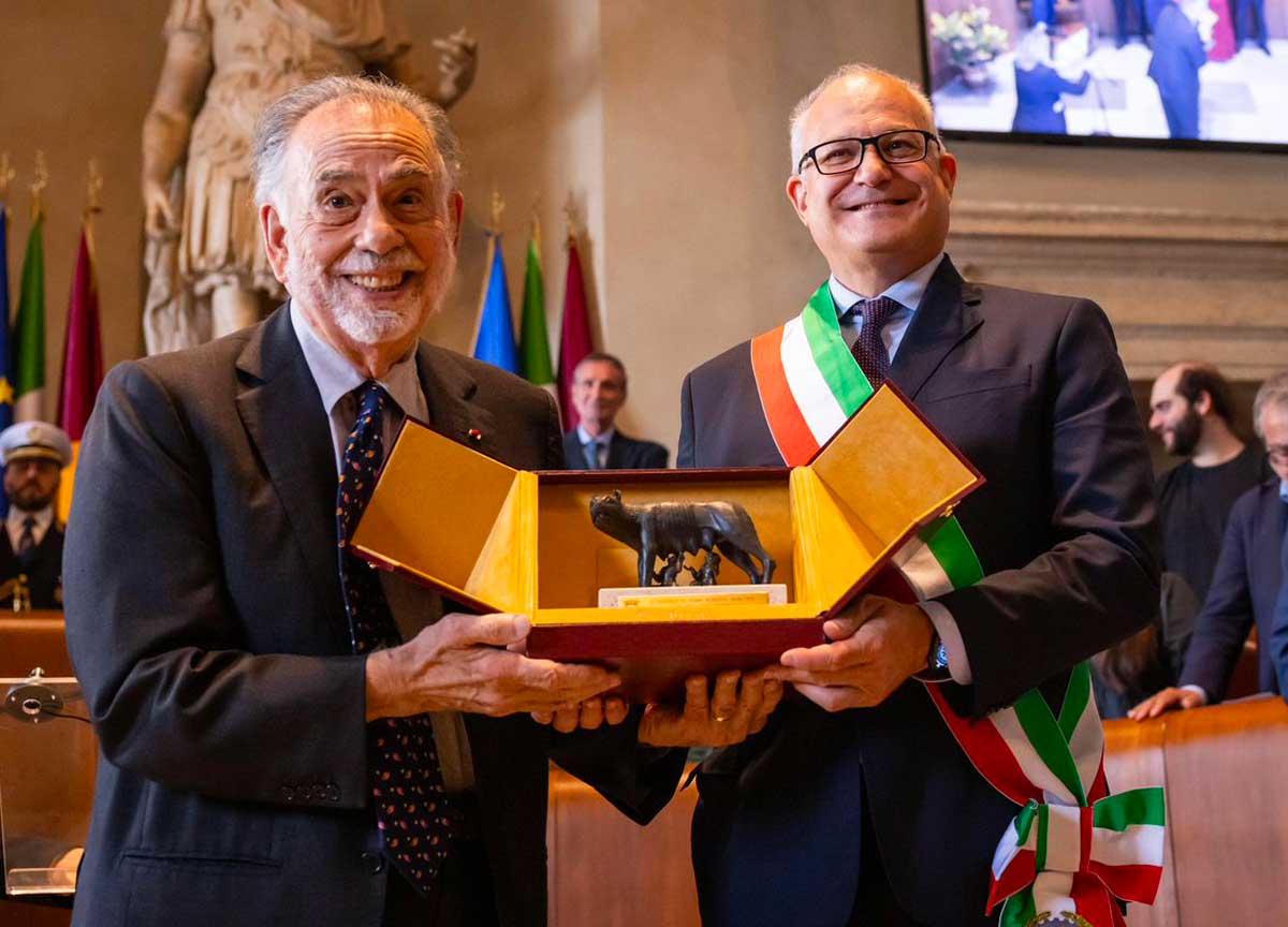 “Roma nun fa la stupida stasera”, Francis Ford Coppola parla come un “padrino” a Gualtieri