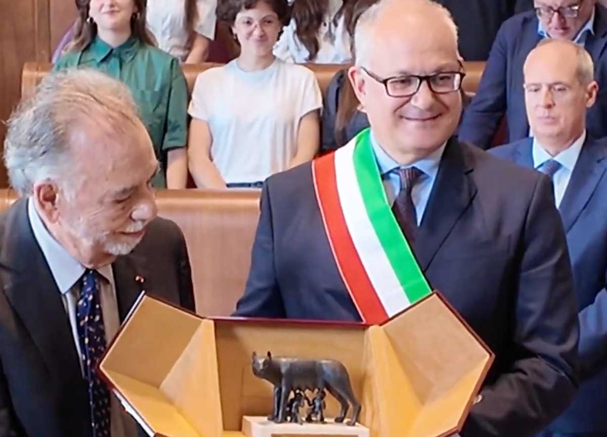 “Roma nun fa la stupida stasera”, Francis Ford Coppola parla come un “padrino” a Gualtieri