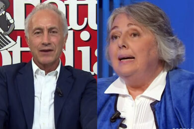 “Non darmi dell’omofobo”, scontro su La7 tra Marco Travaglio e Rosi Braidotti