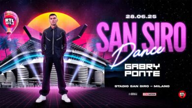 Gabry Ponte fa(rà) ballare San Siro: “Blue? Non mi aspettavo il successo. Che belli gli album di Lazza e dei Pinguini Tattici Nucleari….”