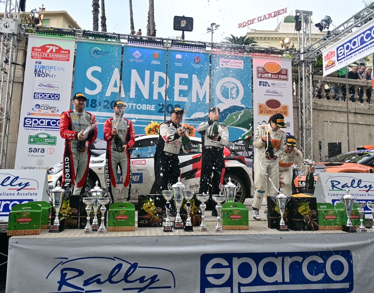 Giandomenico Basso trionfa al Rally di Sanremo: quinta vittoria e podio nel CIAR 2024 Giandomenico Basso trionfa al Rally di Sanremo: quinta vittoria e podio nel CIAR 2024
