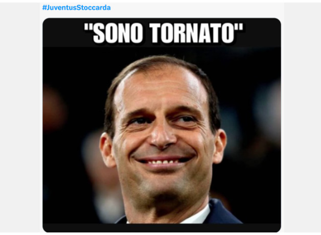 Juventus, è Thiago Motta o Allegri? Guardate bene! I social (post Stoccarda) si scatenano contro i bianconeri. I meme Juventus, è Thiago Motta o Allegri? Guardate bene! I social (post Stoccarda) si scatenano contro i bianconeri. I meme