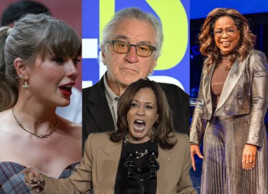 Da Taylor Swift, Oprah Winfrey e Robert De Niro: le star che faranno il tifo per Kamala Harris il prossimo 5 novembre