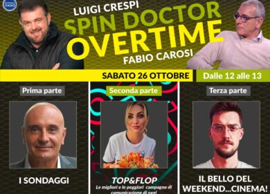 Politica, cultura, attualità senza filtri: Spin Doctor e Overtime, gli  appuntamenti di GiornaleRadio di Luigi Crespi e Fabio Carosi