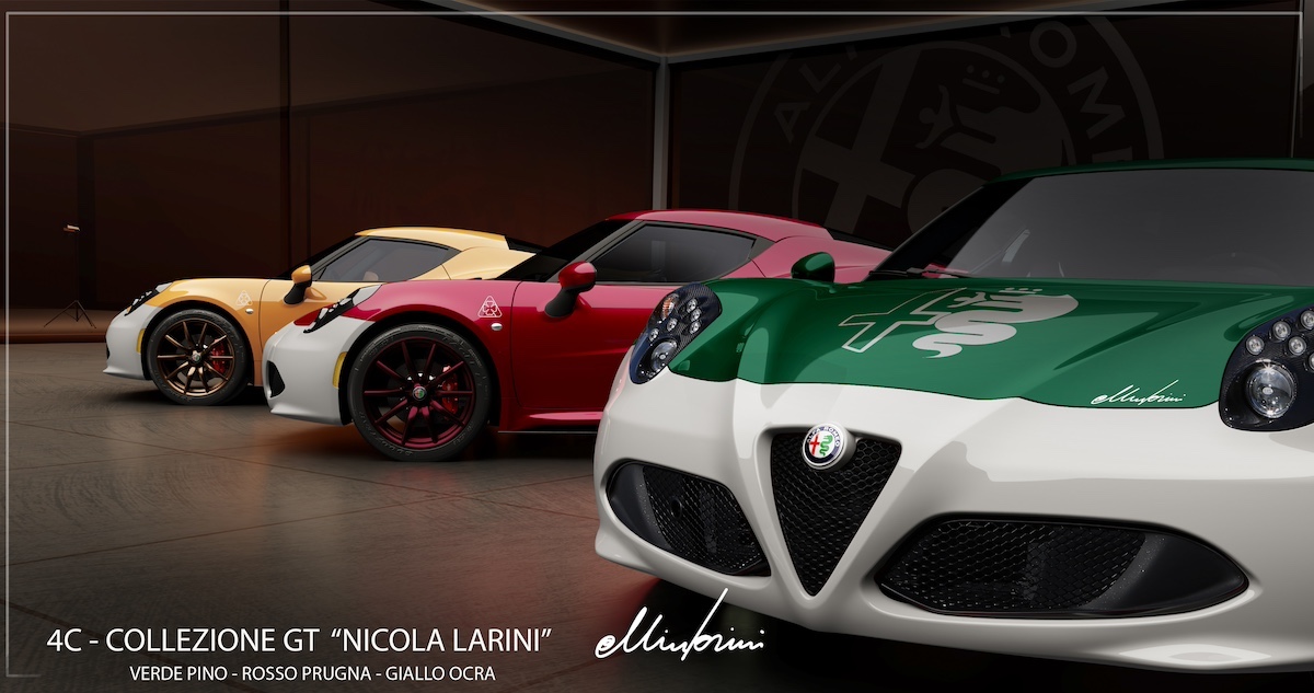 Alfa Romeo 4C – Collezione GT “Nicola Larini”: un tributo alla leggenda del DTM Alfa Romeo 4C – Collezione GT “Nicola Larini”: un tributo alla leggenda del DTM