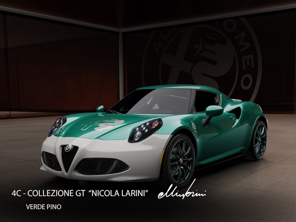 Alfa Romeo 4C – Collezione GT “Nicola Larini”: un tributo alla leggenda del DTM Alfa Romeo 4C – Collezione GT “Nicola Larini”: un tributo alla leggenda del DTM
