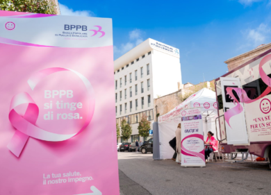 BPPB si tinge di rosa con la Carovana della Prevenzione: un forte impegno per la salute delle donne