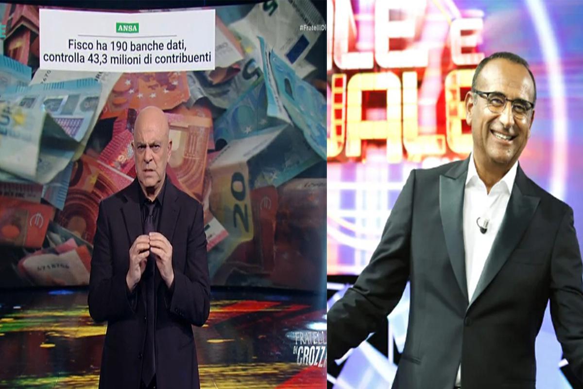 Ascolti tv, Crozza va giù (ma non è l’unico). Carlo Conti trionfa. Mentre Quarto Grado e Propaganda Live… Top e flop Ascolti tv, Crozza va giù (ma non è l’unico). Carlo Conti trionfa. Mentre Quarto Grado e Propaganda Live… Top e flop