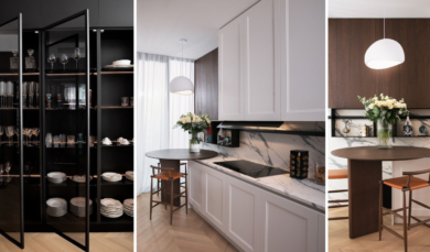 Belen Rodriguez svela il suo nuovo attico da sogno: marmo verde, divano “alla Fedez” e cucina su misura (FOTO)