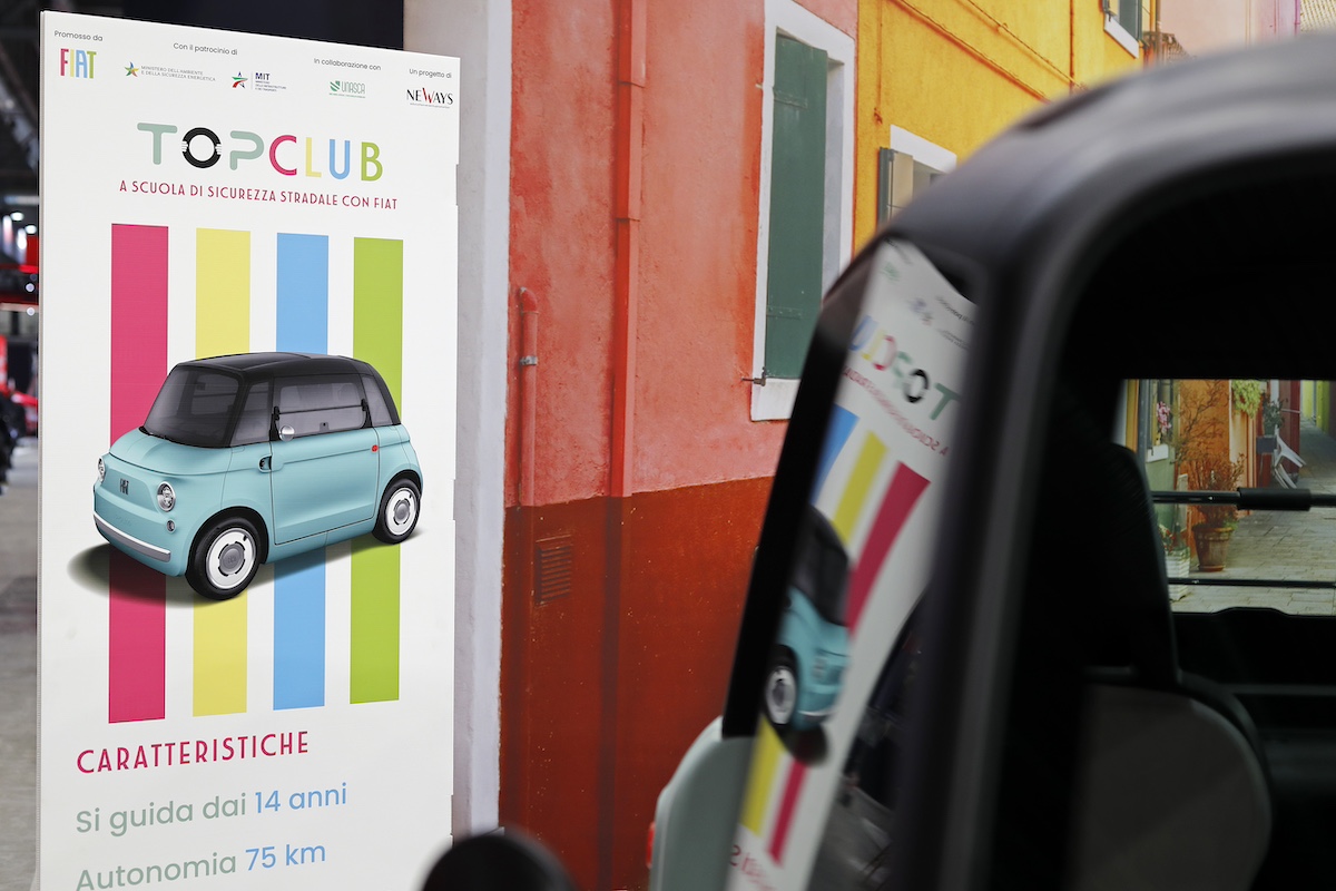Fiat Topolino protagonista all’EICMA 2024 con la campagna educativa “Top Club” Fiat Topolino protagonista all’EICMA 2024 con la campagna educativa “Top Club”