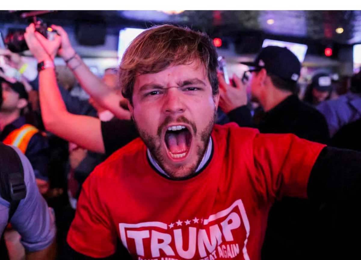 Esulta per Trump e conquista l’home page del Telegraph: l’uomo copertina è un imprenditore romano. La storia Esulta per Trump e conquista l’home page del Telegraph: l’uomo copertina è un imprenditore romano. La storia
