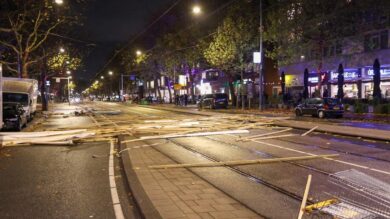 Amsterdam, violenti scontri tra Polizia e manifestanti pro Palestina | video
