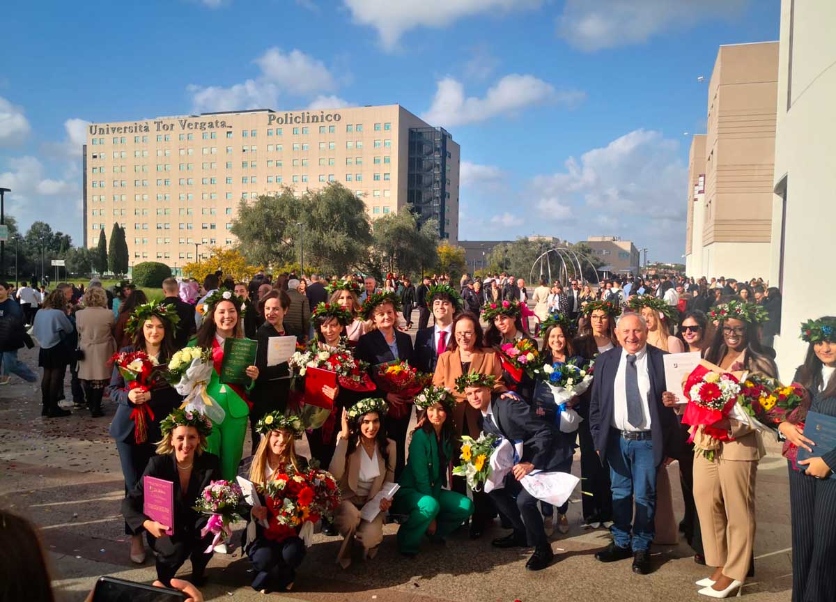 Si laureano 19 infermieri del Gruppo Ini Grottaferrata: la cerimonia evento al’Università di Tor Vergata