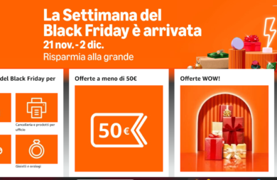 Migliori offerte Amazon Black Friday: sconti fino al 2 dicembre per lo shopping online