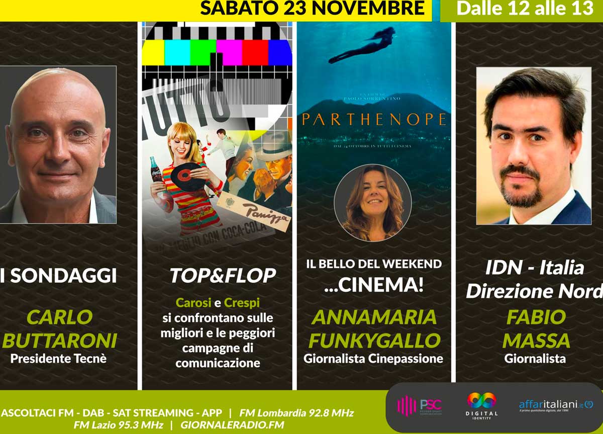 Sanità digitale, politica e trend: Spin Doctor di Luigi Crespi e Fabio Carosi nel doppio appuntamento venerdì 22 e sabato 23 Sanità digitale, politica e trend: Spin Doctor di Luigi Crespi e Fabio Carosi nel doppio appuntamento venerdì 22 e sabato 23