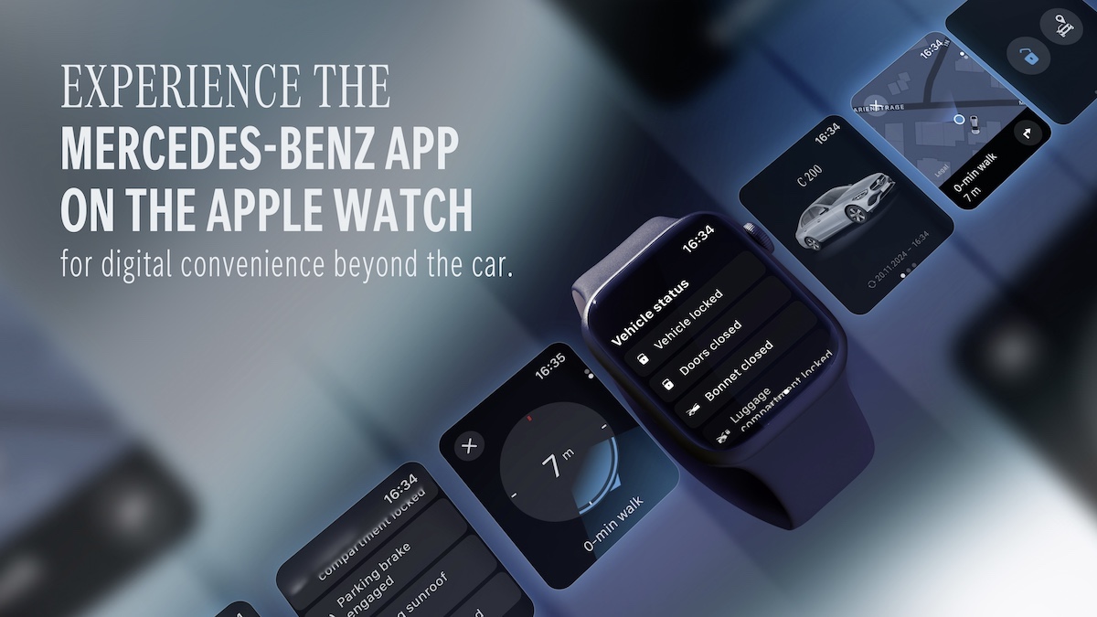 Mercedes-Benz porta la connettività su Apple Watch: l’app che semplifica l’interazione con l’auto
