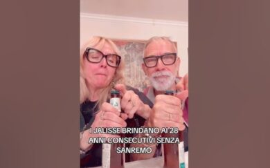 Sanremo 2025, i Jalisse ancora esclusi ma brindano a casa. “Evviva, è la 28esima volta”