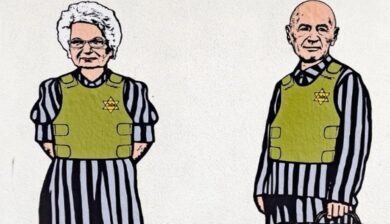 Murale di Segre e Modiano rimosso, la Brigata ebraica: “Come i roghi dei libri dei nazisti”