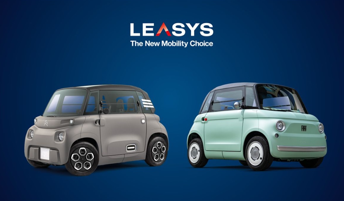 Leasys lancia il noleggio dei quadricicli elettrici Citroën Ami e Fiat Topolino Leasys lancia il noleggio dei quadricicli elettrici Citroën Ami e Fiat Topolino