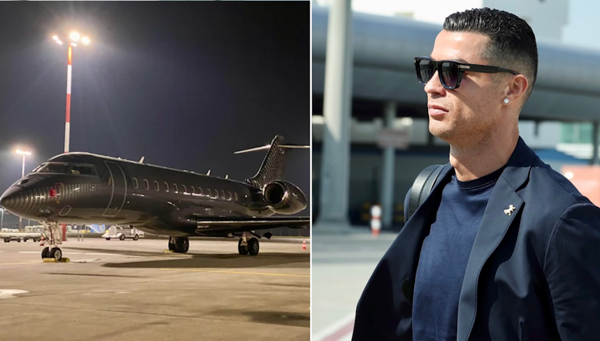 Cristiano Ronaldo si regala un jet extralusso personalizzato: il prezzo è da capogiro
