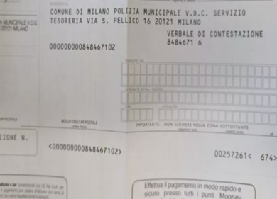 Multe stradali, il 28,4% degli italiani non le paga. Al Sud si arriva al 48,2%. Super evasione anche su Imu e Tari