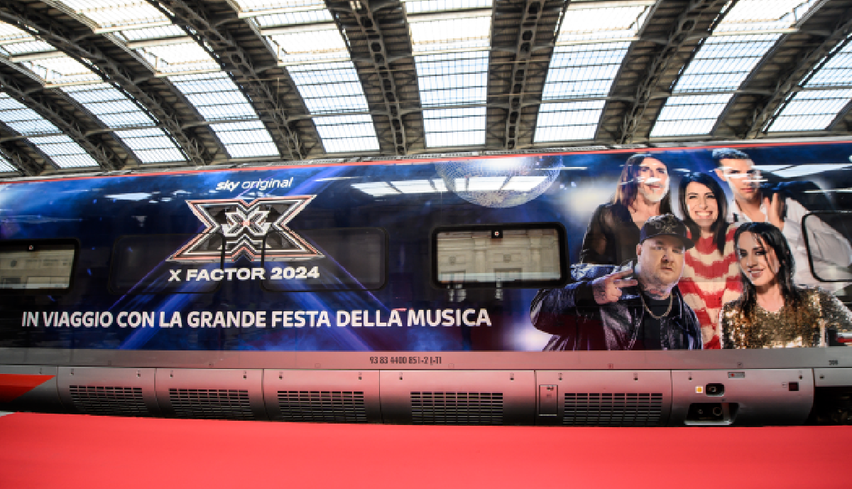 Trenitalia al fianco di X Factor 2024: una partnership per un viaggio musicale sostenibile Trenitalia al fianco di X Factor 2024: una partnership per un viaggio musicale sostenibile