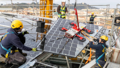 ACEA e Città del Vaticano: inaugurata la nuova vetrata fotovoltaica dei Musei Vaticani