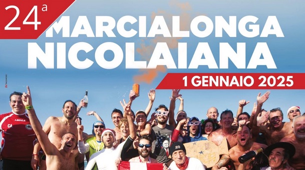 Bari, la Marcialonga nicolaiana e il bagno di Capodanno 2025 Bari, la Marcialonga nicolaiana e il bagno di Capodanno 2025
