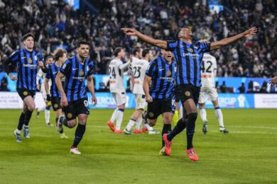 Supercoppa: Inter-Atalanta 2-0. Doppietta di Dumfries