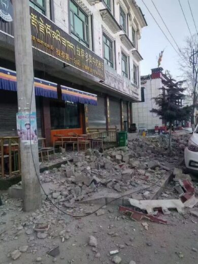 Terremoto in Tibet, il video del momento della scossa