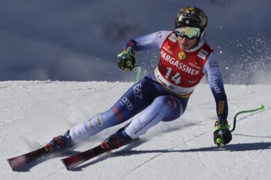 Super G donne; Brignone terza, per Goggia un’altra caduta. Da notare il quarto posto di Lindsey Vonn
