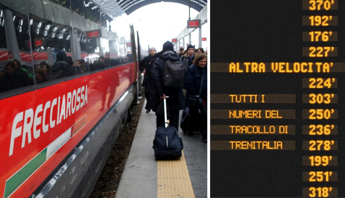 Treni, ancora ritardi fino a 6 ore per guasti e maltempo. Donnarumma: “Disagio per 1000 persone? Non è un disastro”. Caos a Termini Treni, ancora ritardi fino a 6 ore per guasti e maltempo. Donnarumma: “Disagio per 1000 persone? Non è un disastro”. Caos a Termini