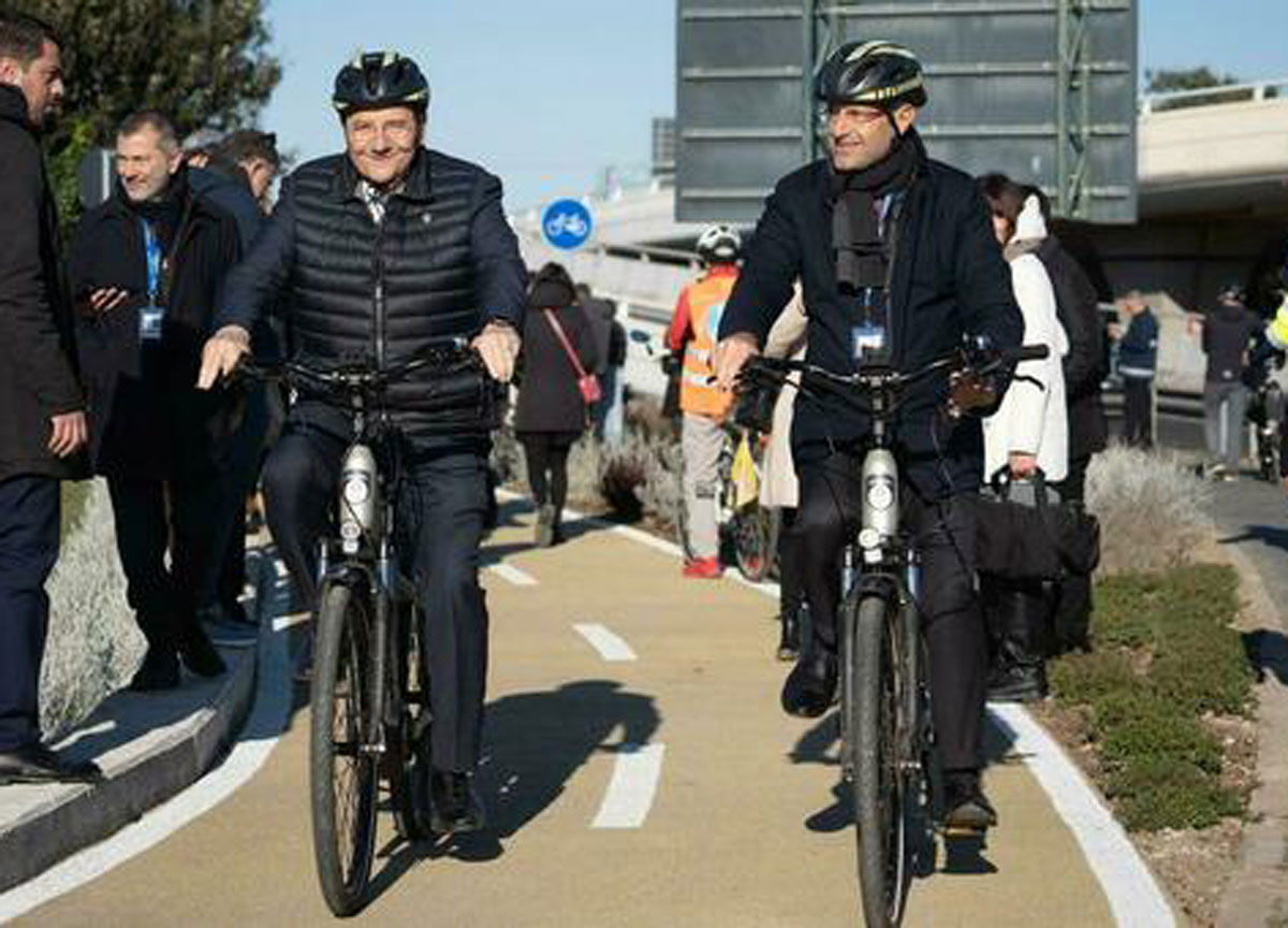 Fiumicino centro, Aeroporto: ora si viaggia a pedali, c’è la nuova ciclovia Pedalaria
