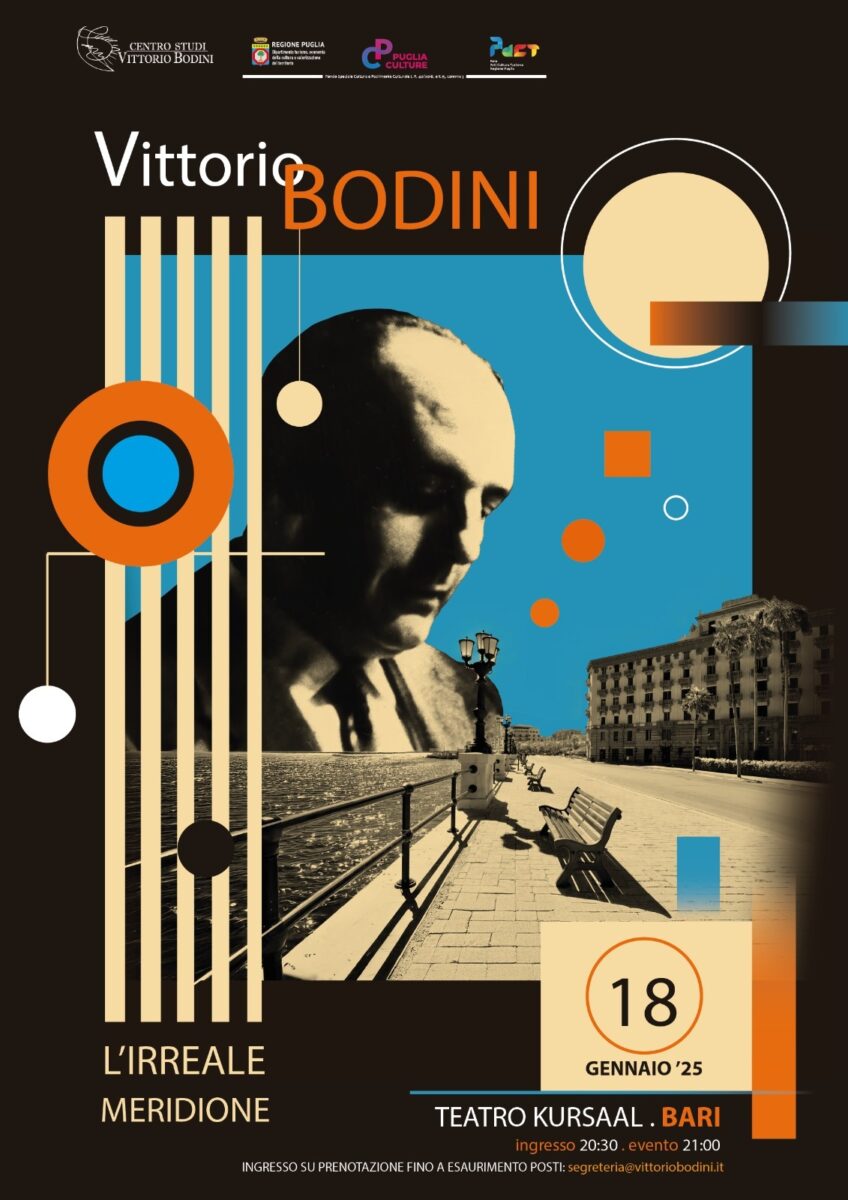 I versi di Vittorio Bodini accendono il futuro dal palco del Teatro Kursaal – Bari I versi di Vittorio Bodini accendono il futuro dal palco del Teatro Kursaal – Bari
