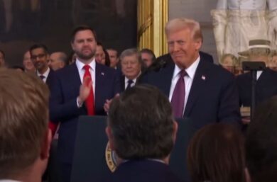 Le prime parole di Trump dopo l’insediamento. VIDEO