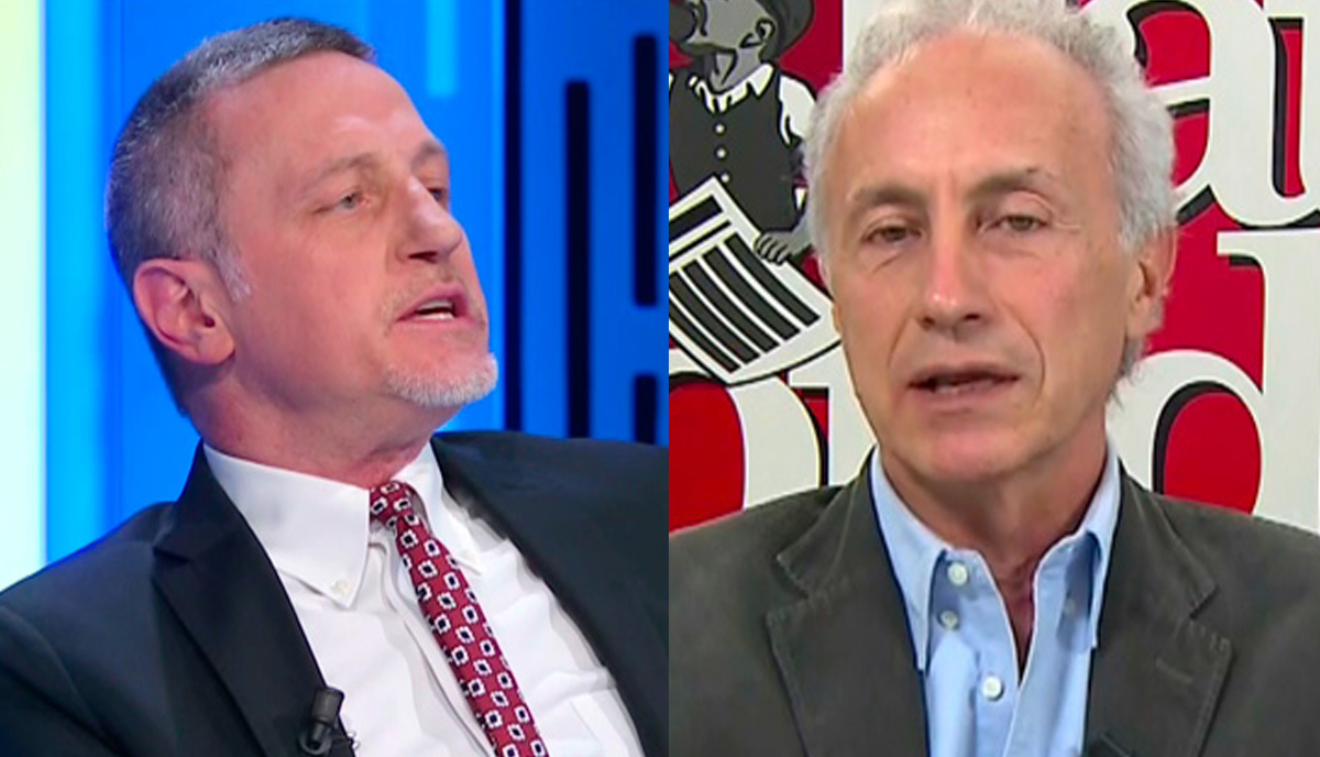 Trump, Biden e i miliardari ai piedi del tycoon: scontro Travaglio-Giannini. Il video Trump, Biden e i miliardari ai piedi del tycoon: scontro Travaglio-Giannini. Il video